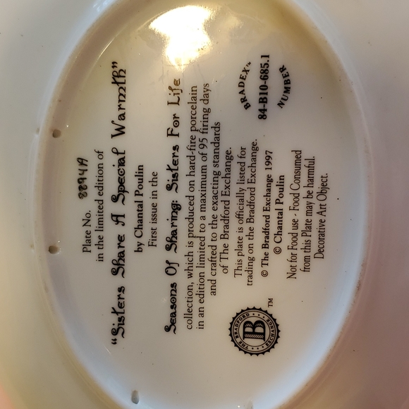 Xmas decor sisters 💕plate - Picture 4 of 4